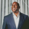 Magic Johnson Basketballer Diamond Painting