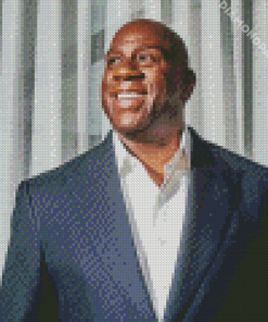 Magic Johnson Basketballer Diamond Painting