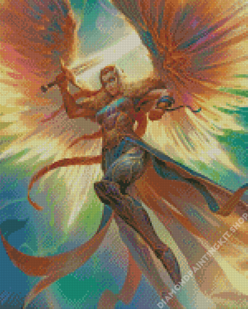 Magic The Gathering Warrior Diamond Painting