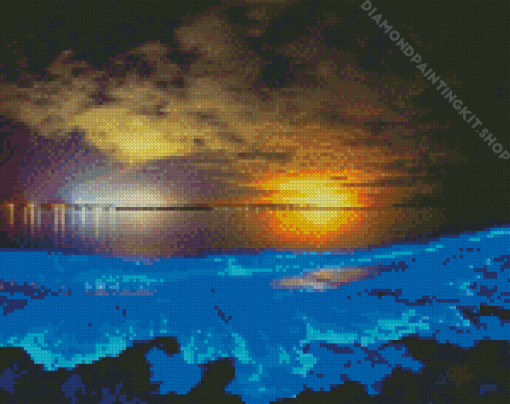 Maldives Ocean Of Stars Diamond Painting