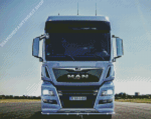 Man Truck Diamond Painting