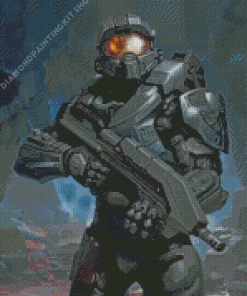 Master Chief Halo Diamond Painting