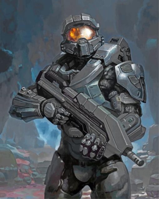 Master Chief Halo Diamond Painting