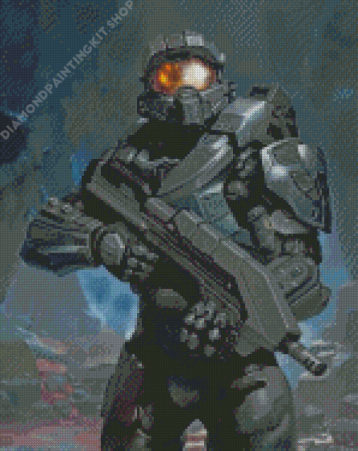 Master Chief Halo Diamond Painting