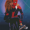 Michelle Jones And Spider Man Characters Diamond Painting