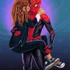 Michelle Jones And Spider Man Characters Diamond Painting