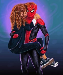 Michelle Jones And Spider Man Characters Diamond Painting