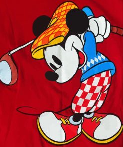 Mickey Mouse Golfing Diamond Painting