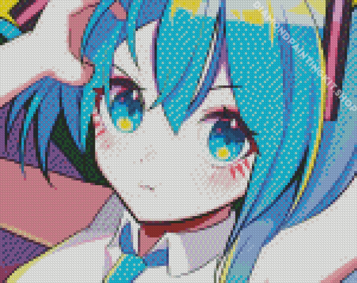 Miku Anime Diamond Painting