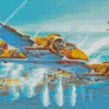 Military Aircrafts Carrier Diamond Painting