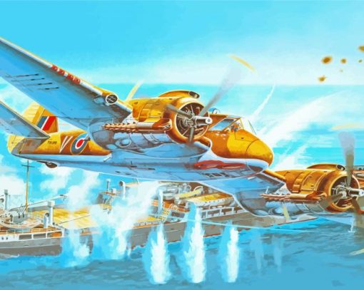 Military Aircrafts Carrier Diamond Painting