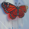 Monarch Butterfly Sun Catcher Diamond Painting