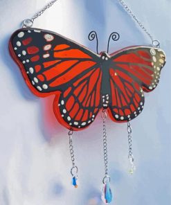 Monarch Butterfly Sun Catcher Diamond Painting