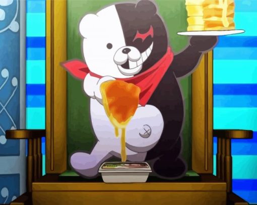 Monokuma Eating Diamond Painting