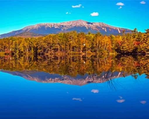 Mount Katahdin Diamond Painting