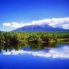 Mount Katahdin With Blue Lake And Sky Diamond Painting