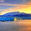 Mountains Juneau Alaska Sunset Diamond Painting