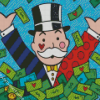 Mr Monopoly Diamond Painting