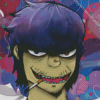 Murdoc Niccals Character Diamond Painting