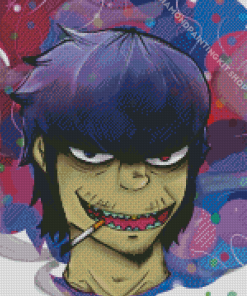 Murdoc Niccals Character Diamond Painting