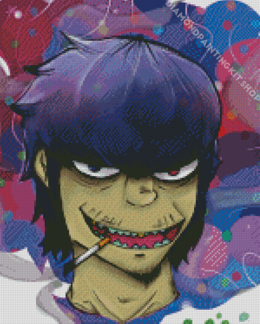 Murdoc Niccals Character Diamond Painting