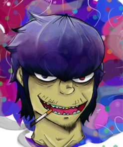 Murdoc Niccals Character Diamond Painting