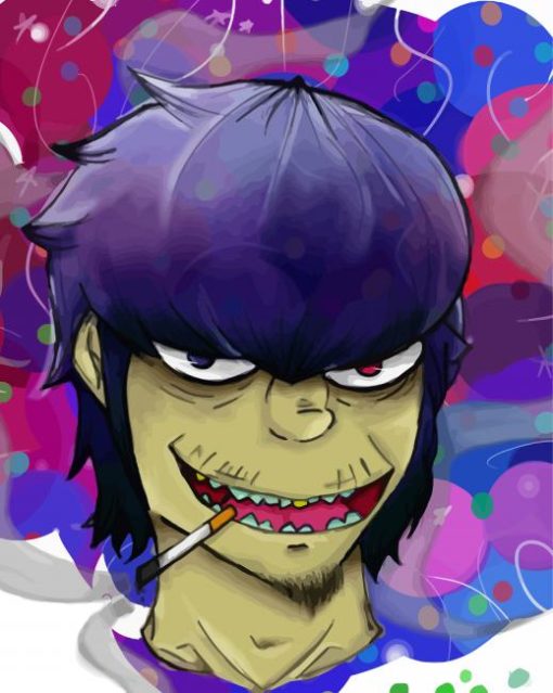 Murdoc Niccals Character Diamond Painting