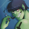 Murdoc Niccals Smoking Diamond Painting