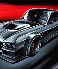 Mustang Eleanor Car Art Diamond Painting