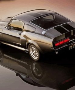 Mustang Eleanor Car Reflection Diamond Painting