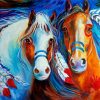 Native American Horses Diamond Painting