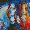 Native American Horses Diamond Painting