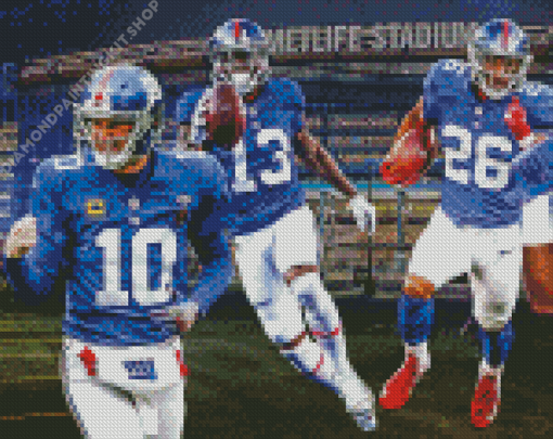 New York Giants Players Diamond Painting