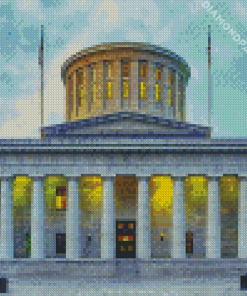 Ohio Statehouse Columbus Diamond Painting