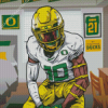 Oregon Ducks Football Player Diamond Painting