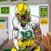 Oregon Ducks Football Player Diamond Painting