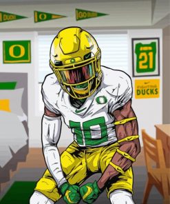 Oregon Ducks Football Player Diamond Painting