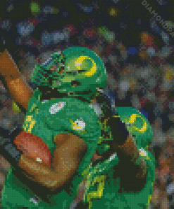 Oregon Football Players Diamond Painting