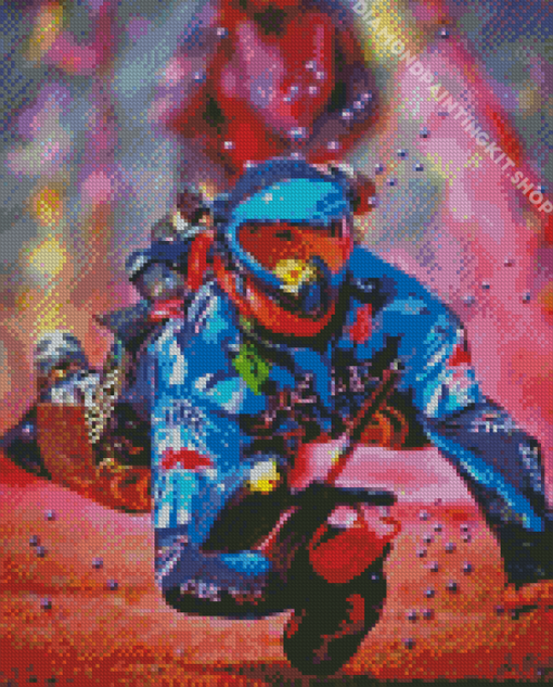 Paintball Game Diamond Painting