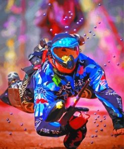 Paintball Game Diamond Painting