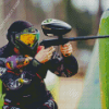 Paintball Player Diamond Painting