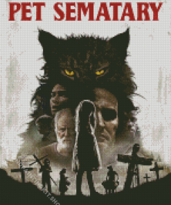 Pet Sematary Movie Poster Diamond Painting