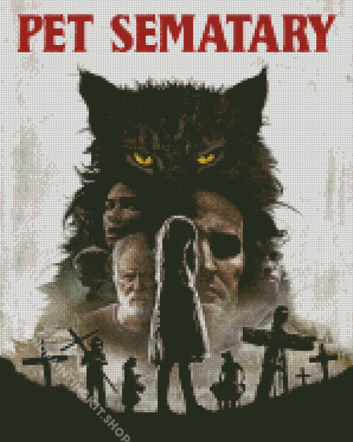 Pet Sematary Movie Poster Diamond Painting