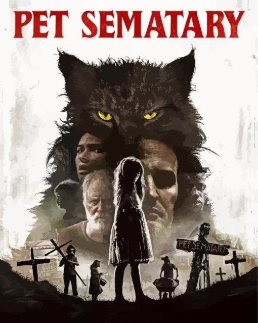 Pet Sematary Movie Poster Diamond Painting