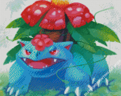 Pokemon Venusaur Diamond Painting