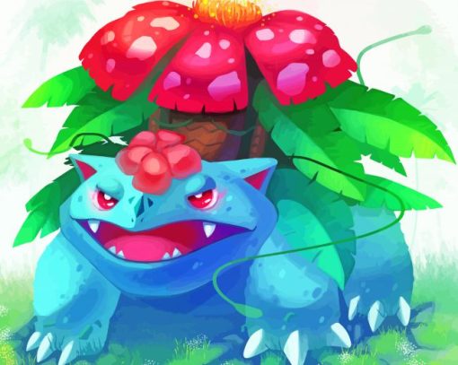 Pokemon Venusaur Diamond Painting