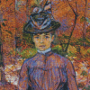 Portrait Of Suzanne Valadon Toulouse Lautrec Diamond Painting