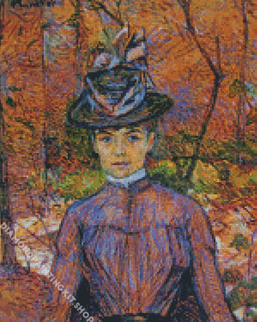 Portrait Of Suzanne Valadon Toulouse Lautrec Diamond Painting