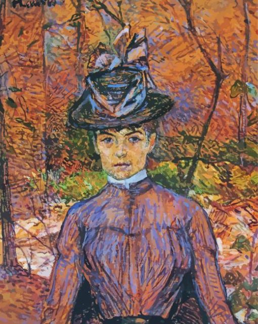 Portrait Of Suzanne Valadon Toulouse Lautrec Diamond Painting