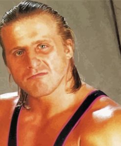 Professional Wrestler Owen Hart Diamond Painting